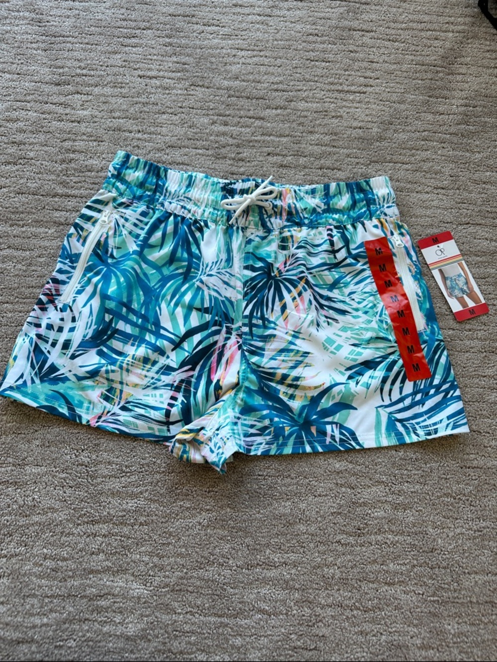 Ocean Pacific Women’s Tropical Leaf Swim Shorts